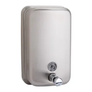 Mechanical Wall Hand Soap & Refills - Bulk Genuine Joe Steel