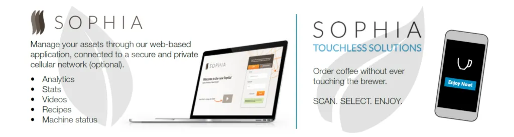 Krea Touch Bean-to-Cup Brewer - Sophia-Touchless-Solutions-3-1024x273