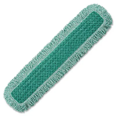 Dust Mop Microfiber dust mops are designed to attract and trap fine dust, hair, and allergens using static electricity—making them ideal for preventive cleaning before wet mopping. Available in sizes from 18" to 48", they suit a variety of commercial environments, from office buildings to gymnasiums.
Key Options:
Flat Frame Mops: Lightweight and efficient for smooth, clutter-free floors.
Fringed Looped Ends: Prevent tangling and enhance debris capture on rough surfaces.
Color Coding: Green mops often indicate "dry use only" in cleaning protocols.
Best For: Schools, retail stores, showrooms, and other high-dust areas.
Maintenance Tip: Shake off debris daily and wash weekly to maintain electrostatic performance.