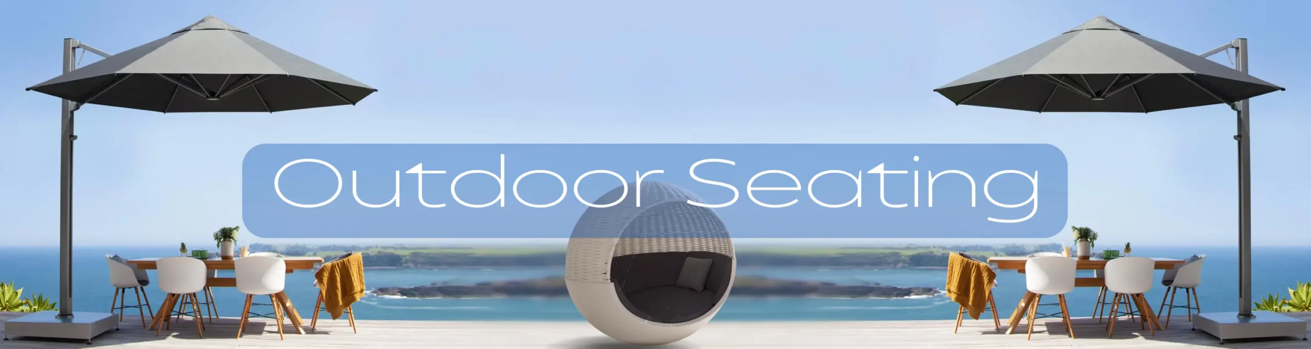 Outdoor Seating Banner