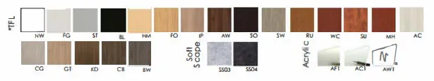Room Dividers & Screens - Fluidconcepts-Scissor-screens colors
