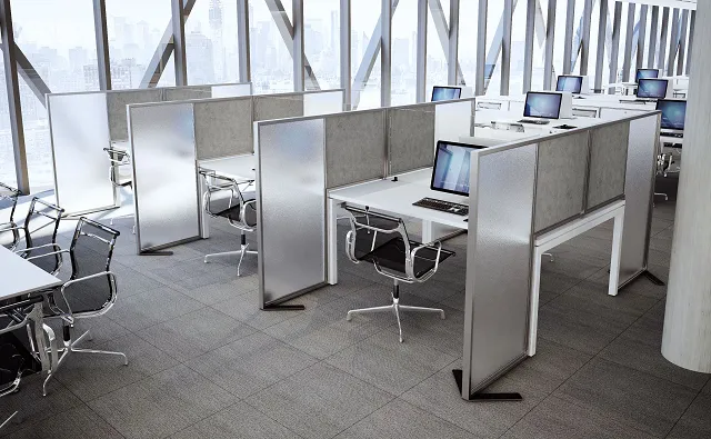Room Dividers & Screens - claridge-floor-desk-units