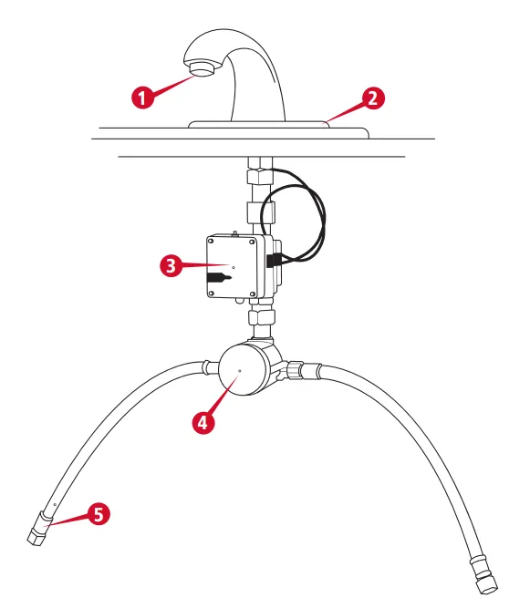 Rubbermaid AutoFaucet - Faucet Schematic