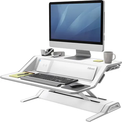 Sit-Stand Risers & Keyboard Trays - Manual Risers