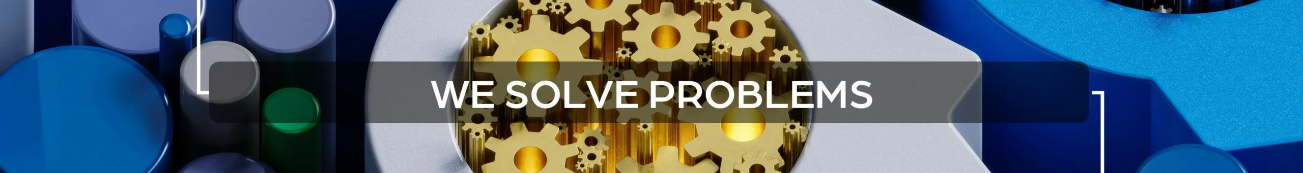 We Solve Problems Page Banner