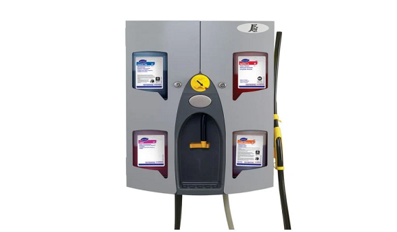 QuattroSelect wall-mounted dispensing system