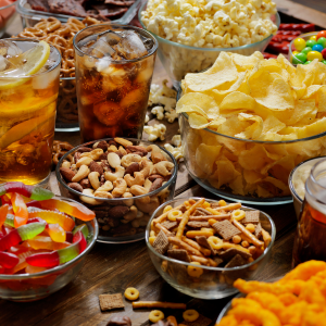 Premium coffee, beverages, waters, and snacks